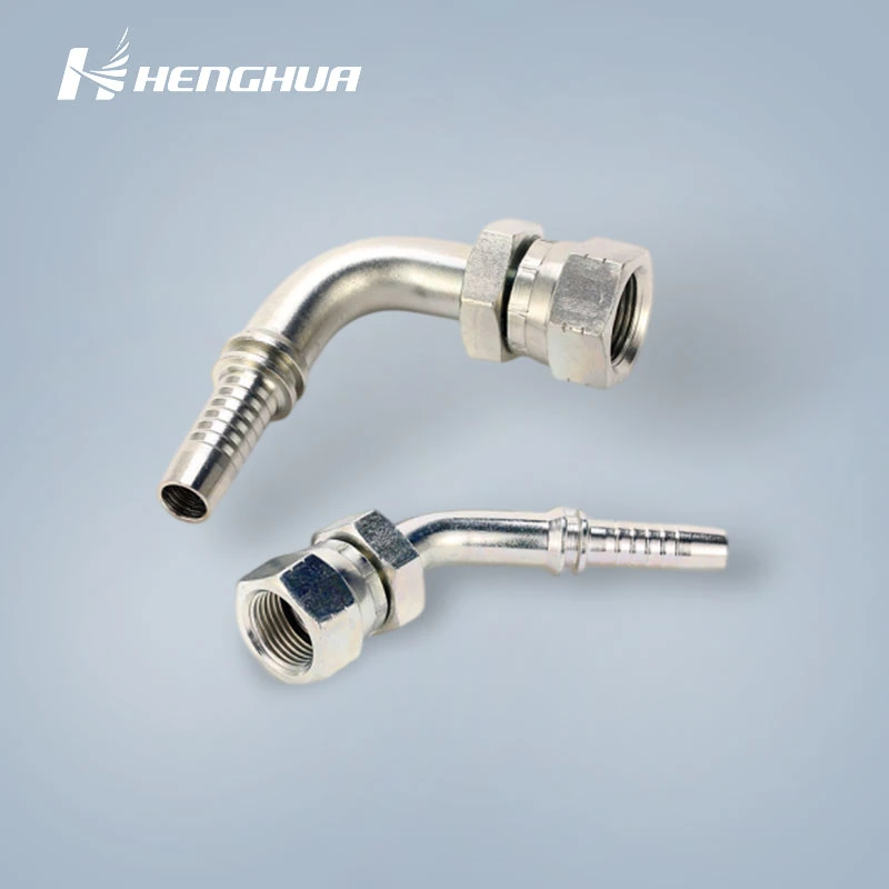 28691 90 Degree JIS Metric Female 60 Degree Cone Seat Hydraulic Hose Nipple Fitting