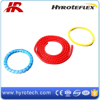 Protezione per tubo in plastica rossa/Protezione per tubo a molla colorata