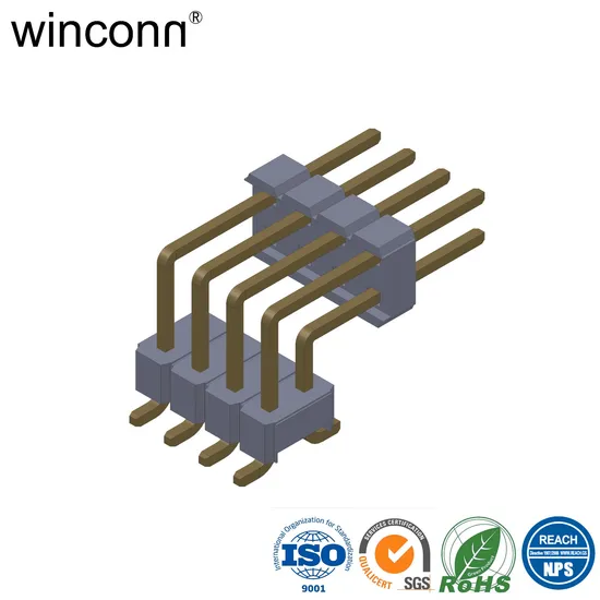 Ikari Pin Header Maschio PCB Automotive Pin Header Produttore Nuovo design Pin Header a fila singola/doppia Connettore a 10 pin con foro passante per il settore automobilistico