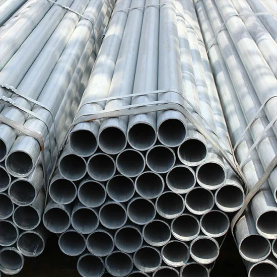 Materiale da costruzione Tubo in acciaio tondo laminato a freddo AISI DIN JIS 50*50, tubo in acciaio saldato zincato a caldo